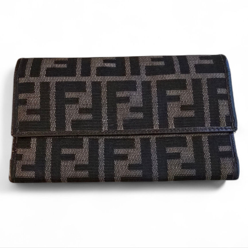 Fendi Zucca Monogram Wallet